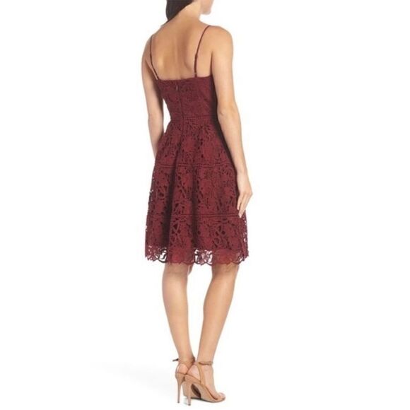Adelyn Rae Women’s Jenny Lace Fit And Flare Dress, Size M, NWT - Picture 2 of 11